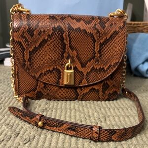 Rebecca Minkoff Love Too Snake Print Crossbody Bag
